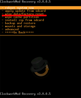 ����� �������� Android ����� Recovery