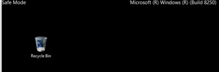 Safe Mode � Wundows 8